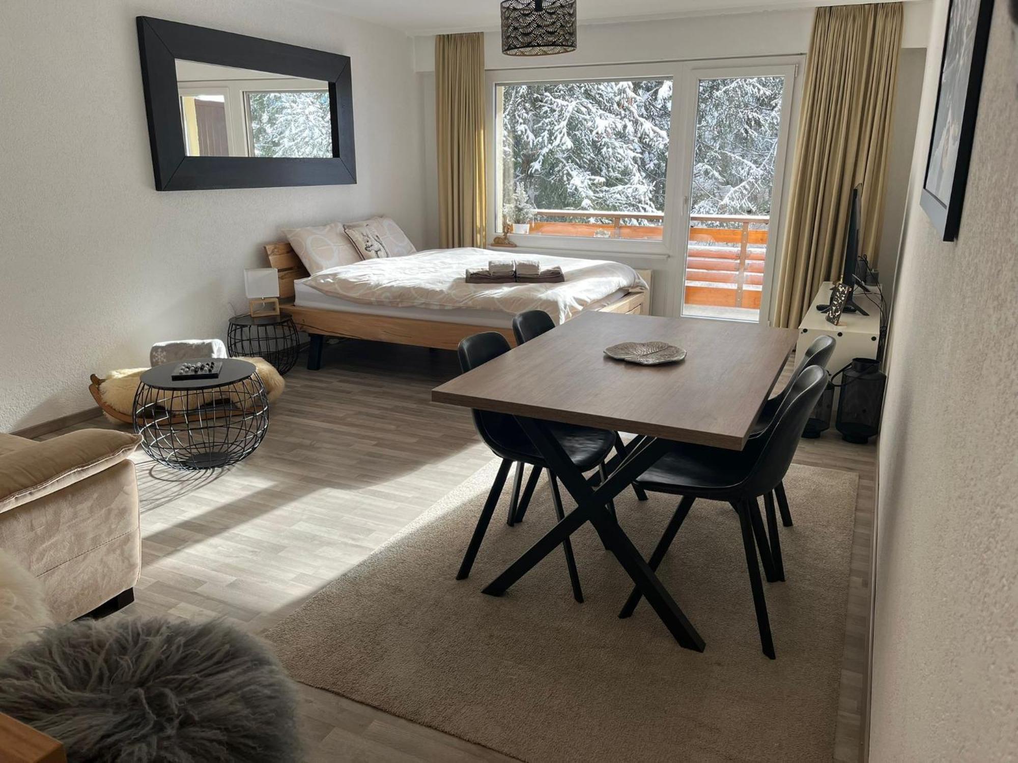 Grand Studio Au Centre De Crans Екстер'єр фото